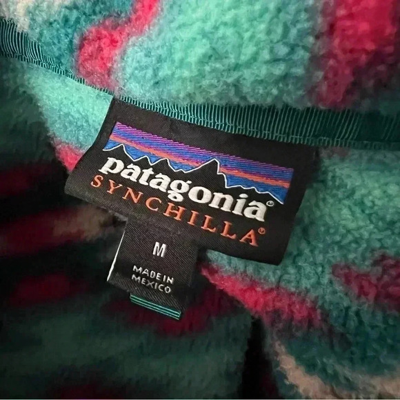 Patagonia Aztec Print Synchilla Pull Over - Picture 4 of 6